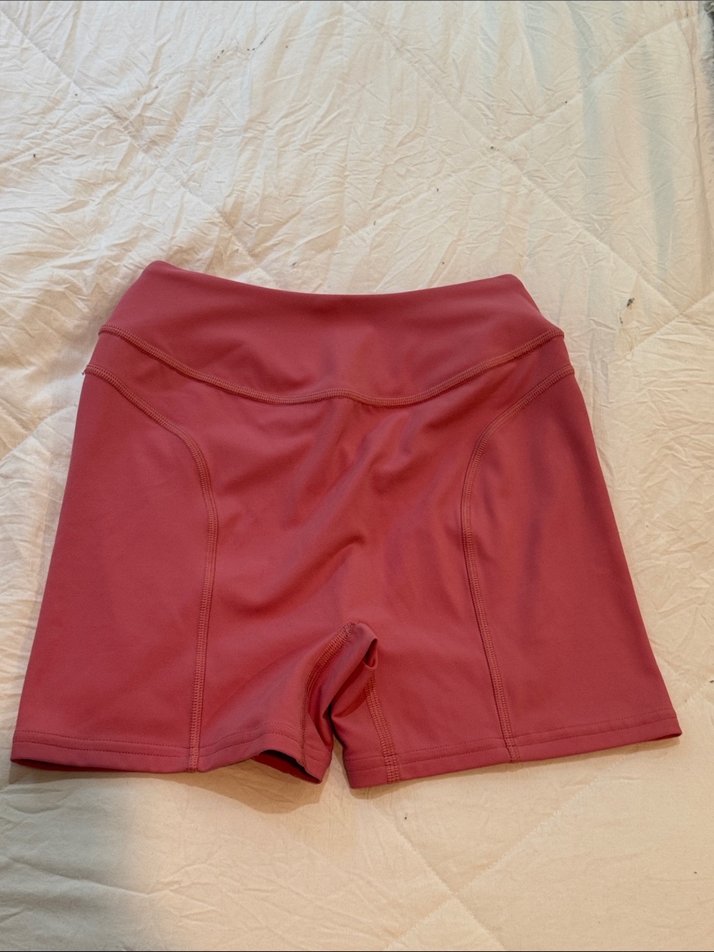 Gymshark dipped back shorts in Dusty Rose